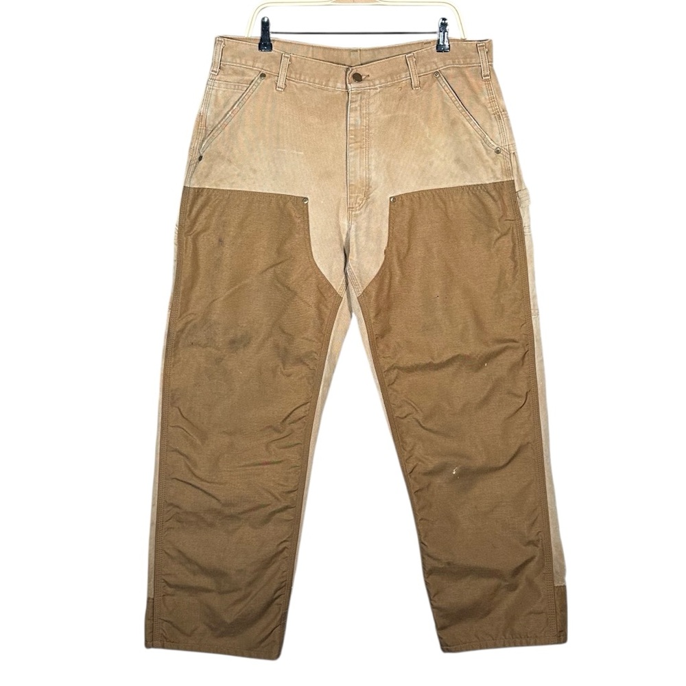 CARHARTT VINTAGE Heavyweight Canvas Double Knee Carpenter Utility Pants  38 x 30